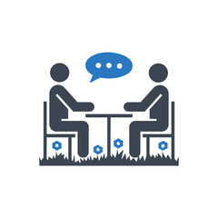 Outdoor Discussion Icon