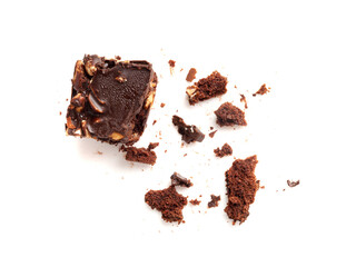 Nut Brownie, Homemade German Chocolate Cake, Chocolate Peanuts Cake, Brownie Square Piece