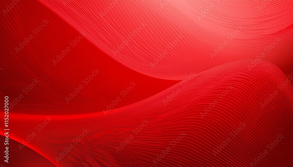 Poster red gradient graphic wave curve pattern soft background for illustration. generated image