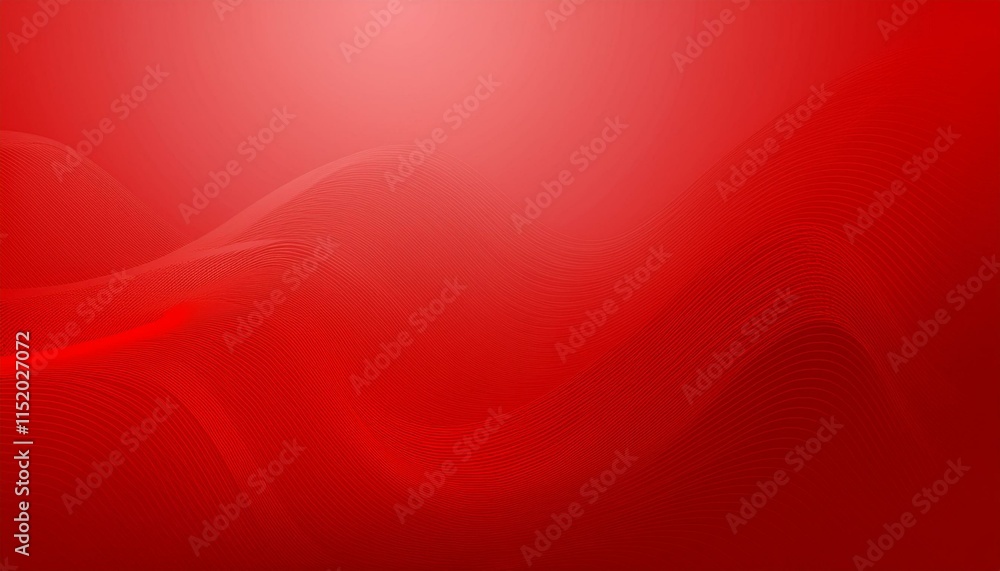 Poster red gradient graphic wave curve pattern soft background for illustration. generated image