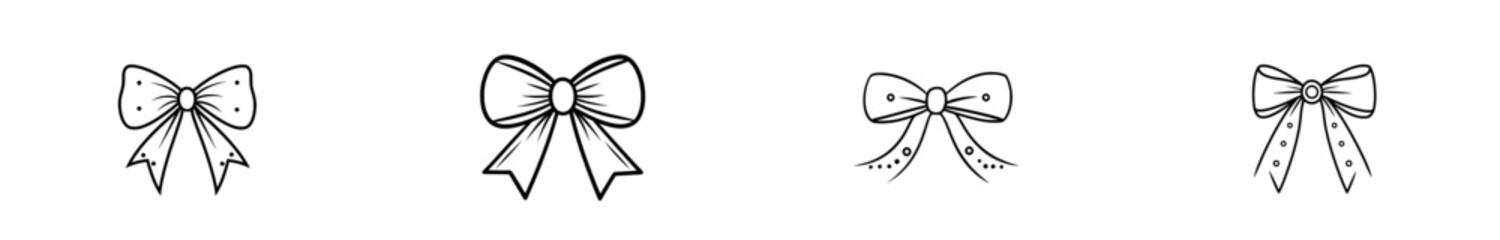 A vintage-style engraved gift with a dotted bow ribbon. Perfect for modern banners, collages, and creative ideas.