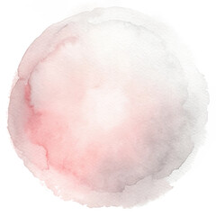 Light watercolor circle blending soft hues, ideal for elegant backgrounds and artistic projects.
