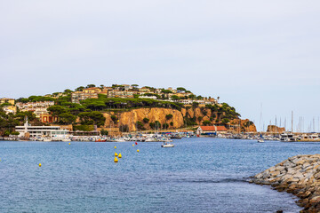 Bay and port of Sant Feliu de Guíxols