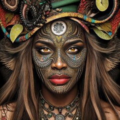 Tribal Beauty - Native art with a modern twist.