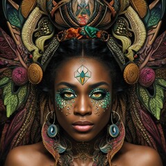 Tribal Beauty - Native art with a modern twist.