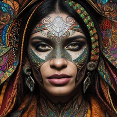 Tribal Beauty - Native art with a modern twist.