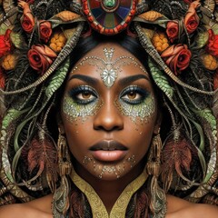 Tribal Beauty - Native art with a modern twist.