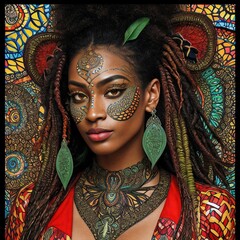 Tribal Beauty - Native art with a modern twist.