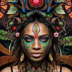 Tribal Beauty - Native art with a modern twist.