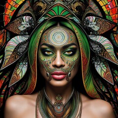 Tribal Beauty - Native art with a modern twist.