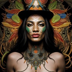 Tribal Beauty - Native art with a modern twist.