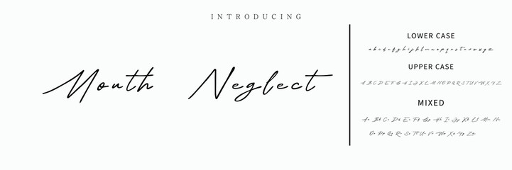 Hand drawn vector alphabet. Modern monoline signature script font. Elegant Signature Font. Best Alphabet Beautiful Calligraphy Signature Font lettering