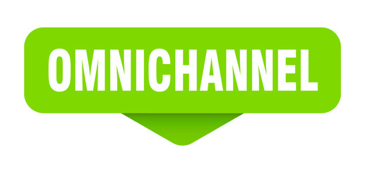OMNICHANNEL banner, button, sign, sticker