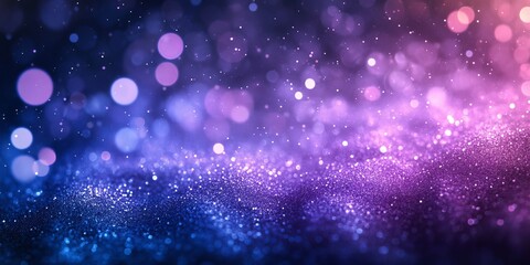 Purple blue grainy gradient background noise texture wide banner header poster design copy space, Generative AI