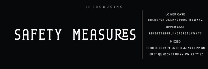 Craft vintage typeface design. Graphic display alphabet. Fantasy type letters. Latin characters, numbers. Vector illustration. Old badge, label, logo template.