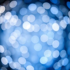 Fototapeta premium bokeh blue of Glittering stars on bokeh background abstract bokeh light background bright 