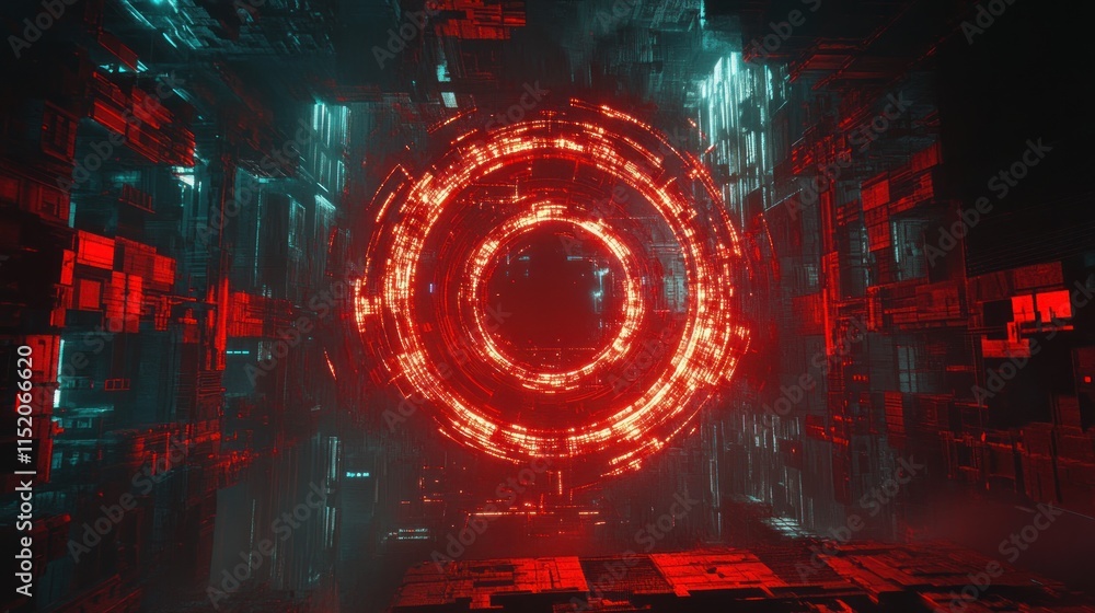 Poster background with code