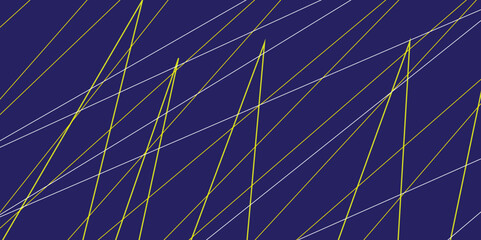 Abstract luxury shining lines overlapping on dark blue background.  Vector Seamless Pattern .