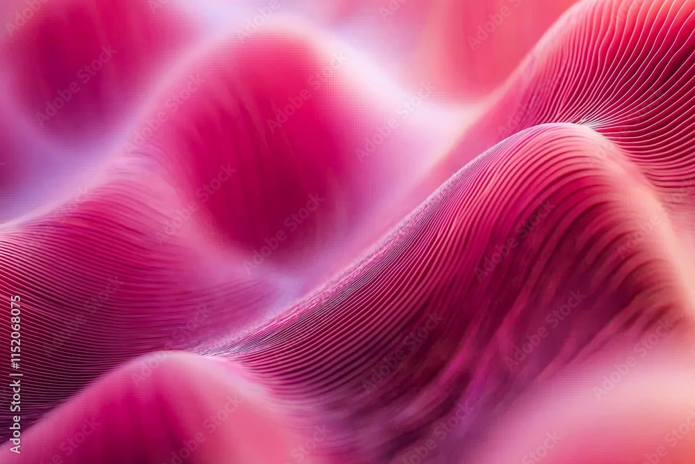Poster abstract wave pattern with bright empty background.