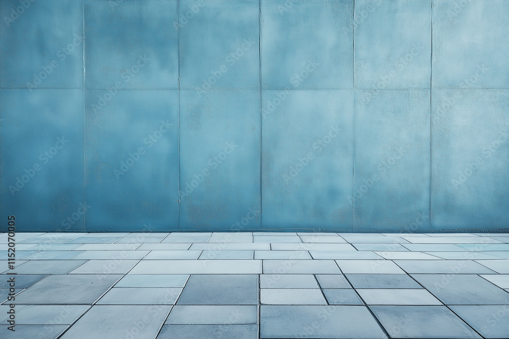 Poster empty blue wall concrete texture rough. beautiful patterned blue wall texture background pattern. ab