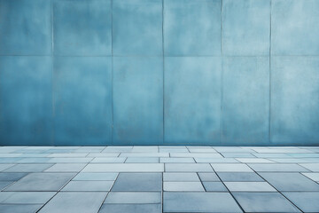 Fototapeta premium Empty blue wall concrete texture rough. Beautiful patterned blue wall texture background pattern. abstract background concept