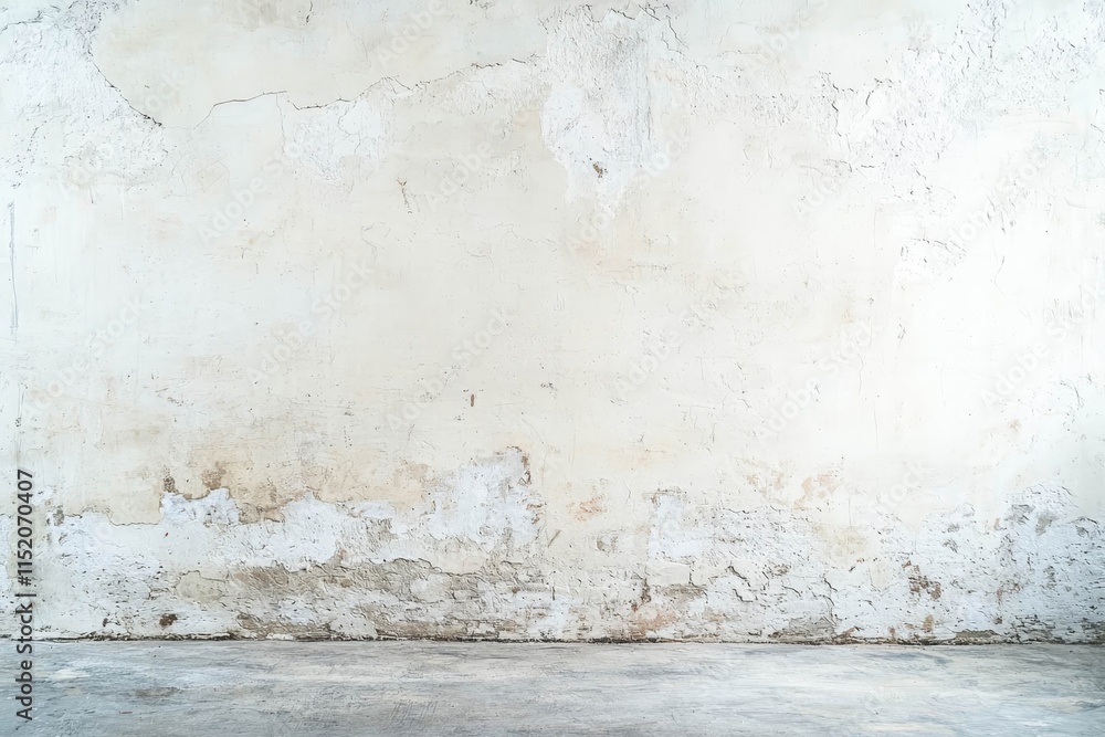Poster white wall with empty space for text placement.