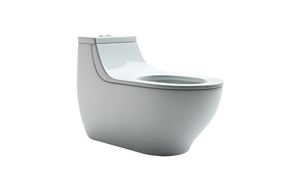 Bathroom furniture concept toilet on transparent or white background,png - Powered by Adobe