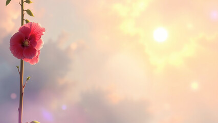 Obraz premium One_Flower_Soft_Background_05