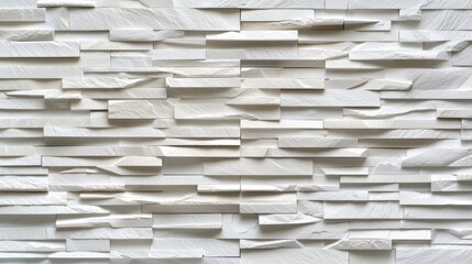 Textured White Wall Panels in Modern Interior Design Setting