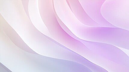 Obraz premium Abstract Pink and White Waves: Dreamy, ethereal, and captivating. Soft, pastel pink and white hues blend seamlessly, creating a mesmerizing abstract background of flowing, undulating waves.