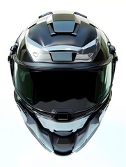 Fototapeta premium Isolated Motorcycle helmet gear protective safety Motorbike gear