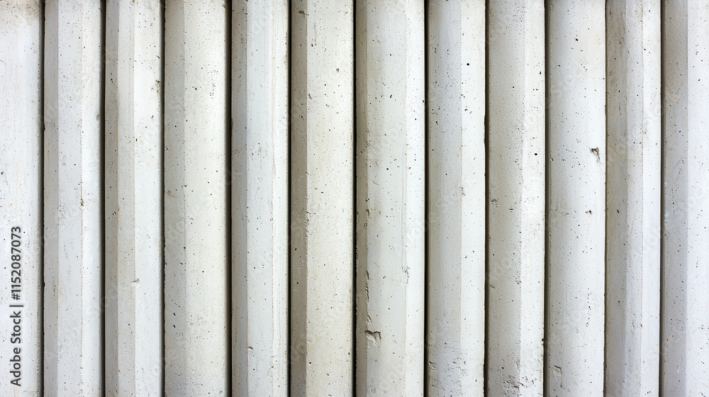 Poster textured concrete wall with vertical columns and clean lines