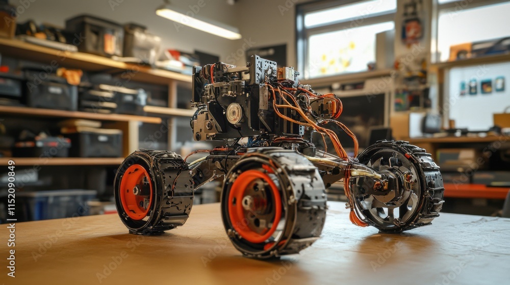 Poster robotics combines engineering and creativity.