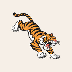 A tiger vector is a digital illustration of a tiger created using vector graphics, which allows for scalable and high-quality images.