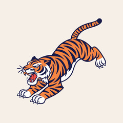 A tiger vector is a digital illustration of a tiger created using vector graphics, which allows for scalable and high-quality images.