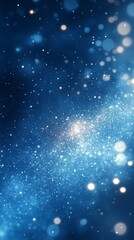 Fototapeta premium Blue white glowing color gradient background vertical smooth grainy abstract backdrop mobile wallpaper design, Generative AI