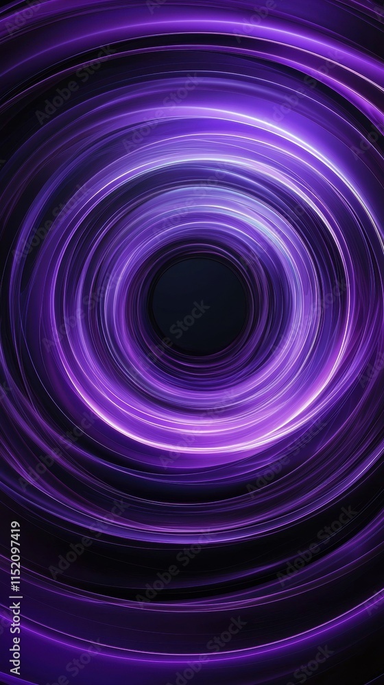 Poster radiant vertical spirals with high-tech gradients creating cosmic space illusion