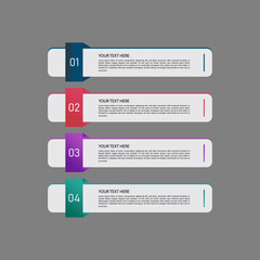 Infographic Vector Stock Illustrations simple design