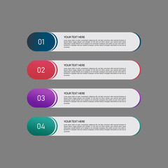 Infographic Vector Stock Illustrations simple design