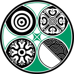 Geometric Circle Design Editable Mandala Vector Design and Illustration