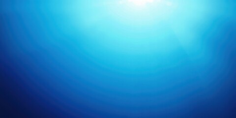 Abstract Underwater Background with Sunlight Rays Shining Through the Surface of the Ocean