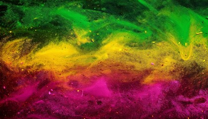 grunge background reggae colorations green yellow pink