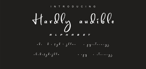 Best Alphabet Painting Paint Brush Beauty Script Logotype Font lettering handwritten
