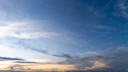 Obraz premium blue sky with clouds