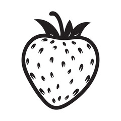 strawberry icon vector illustration