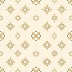 Elegant Beige Floral Pattern 