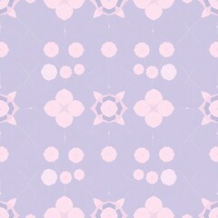 Pastel Floral Pattern: A delicate and dreamy seamless pattern featuring soft pink and lilac floral motifs on a light purple background.