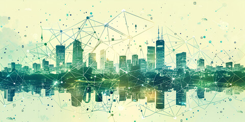 Solar-Powered Sustainable Village with Windmills Driving Green Energy Revolution Eco-Friendly Village View Powered by Solar Energy and Sustainable Windmills