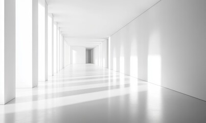 Obraz premium Light White Background, Generative AI
