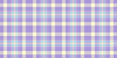 Creativity plaid tartan fabric, fiber background texture pattern. Production seamless check textile vector in light and white colors.